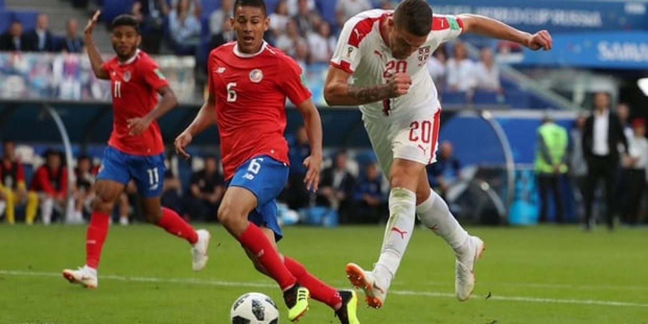 Serbia frustró el debut de Costa Rica