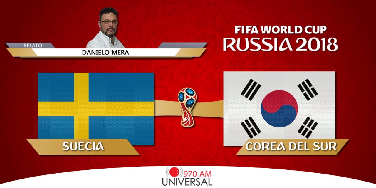 Suecia y Corea debutan en el Grupo F. Viví el partido por 970 Universal