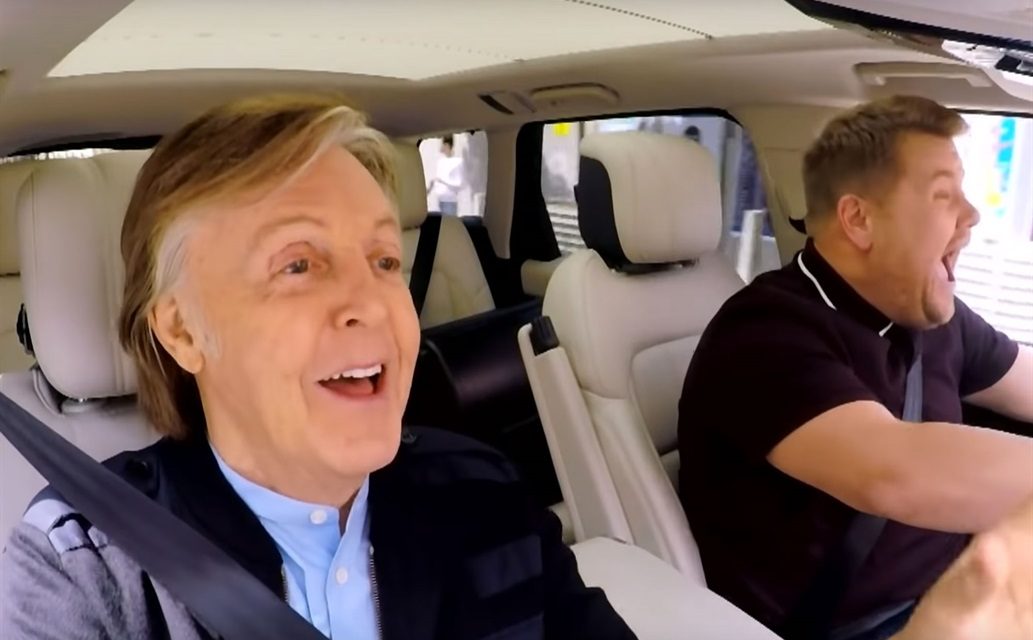 McCartney en emotivo Carpool Karaoke con James Corden (video)