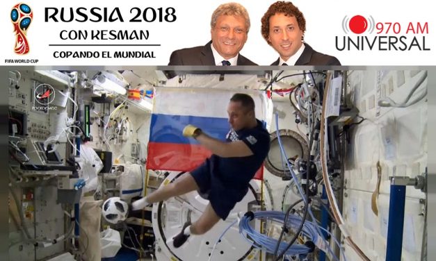 La pelota del Mundial vuelve del espacio a tiempo