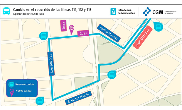 Varias modificaciones en transporte capitalino