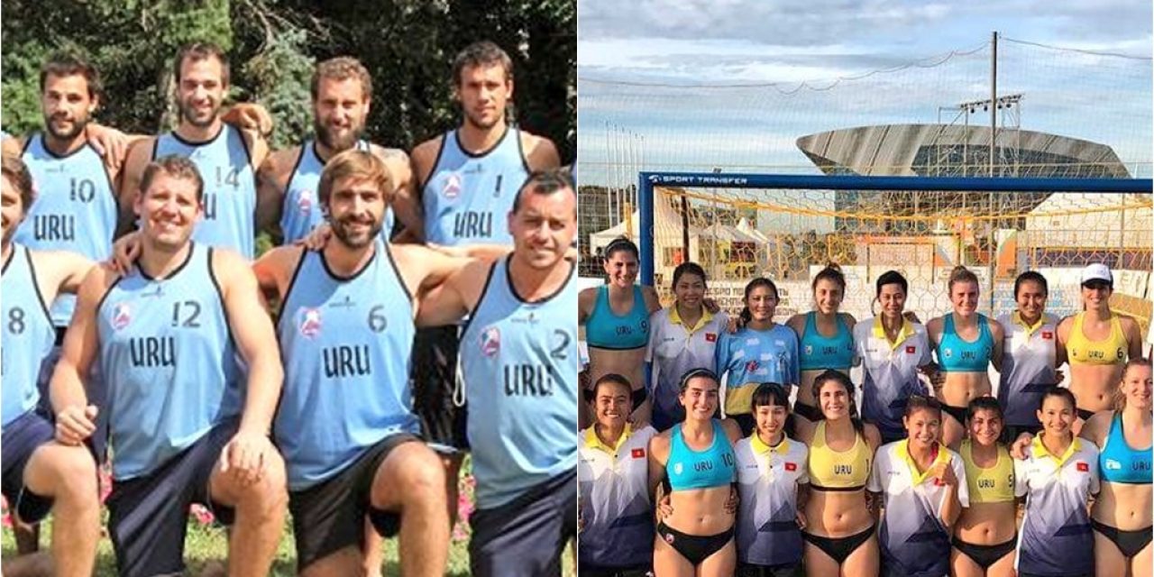 Las selecciones uruguayas de beach handball están entre las 12 del Mundial