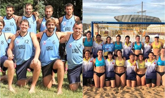 Las selecciones uruguayas de beach handball están entre las 12 del Mundial