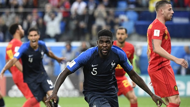 El gol de Umtiti que puso a Francia en la final