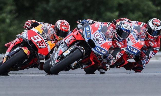 Dovizioso pudo con Márquez en República Checa