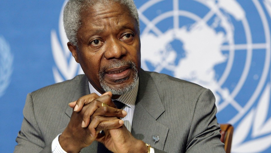 Falleció Kofi Annan, ex secretario general de la ONU y Premio Nobel de la Paz