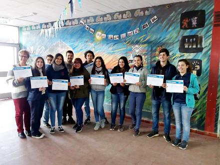 Liceales de La Paloma, Blanquillo y San Gregorio presentaron proyectos solidarios