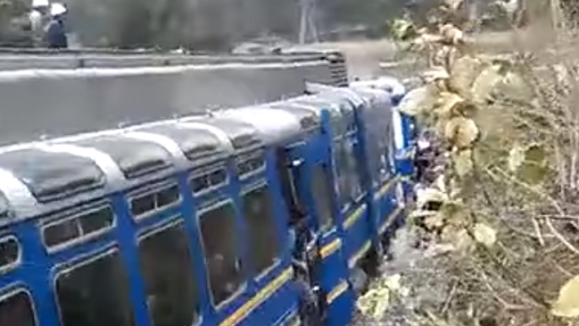 Dos trenes chocaron en Machu Picchu dejando varios heridos
