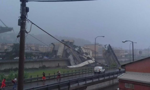 Dramático derrumbe de viaducto en Génova deja 35 muertos (video)