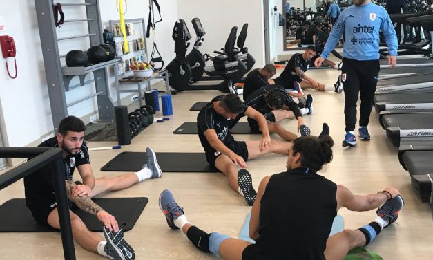 Uruguay comenzó los entrenamientos en Houston