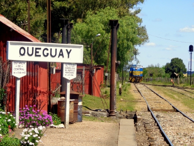 Queguay también recupera su patrimonio ferroviario