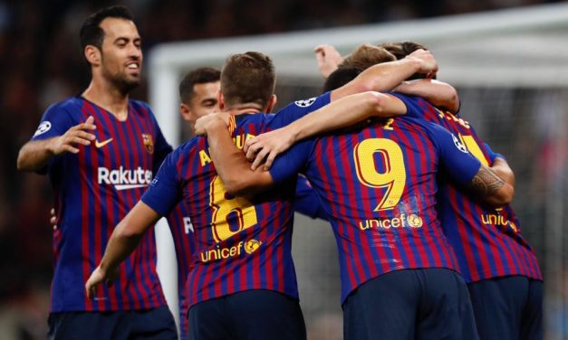 Barcelona se impuso ante un difícil Tottenham