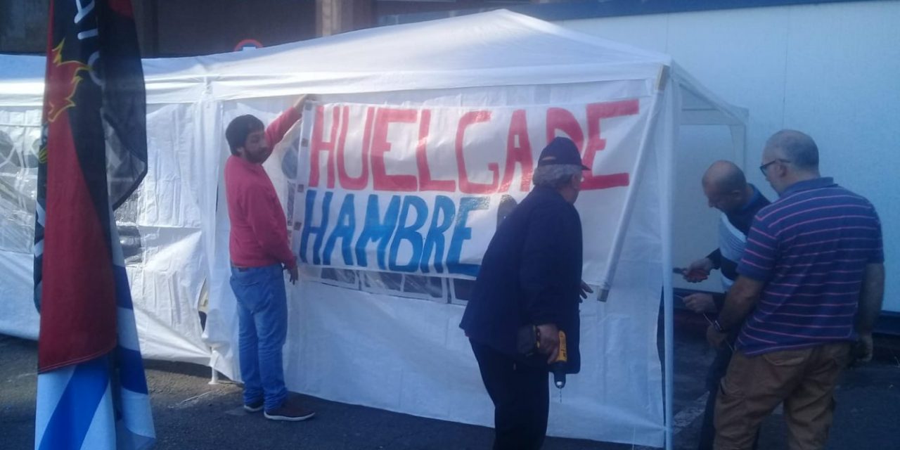 Hoy comenzaron  una huelga de hambre tres trabajadores de Montevideo Gas