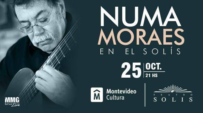 Numa Moraes repasa 50 años en el Teatro Solís