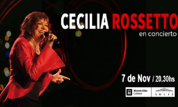 Cecilia Rossetto se presenta en el Solís