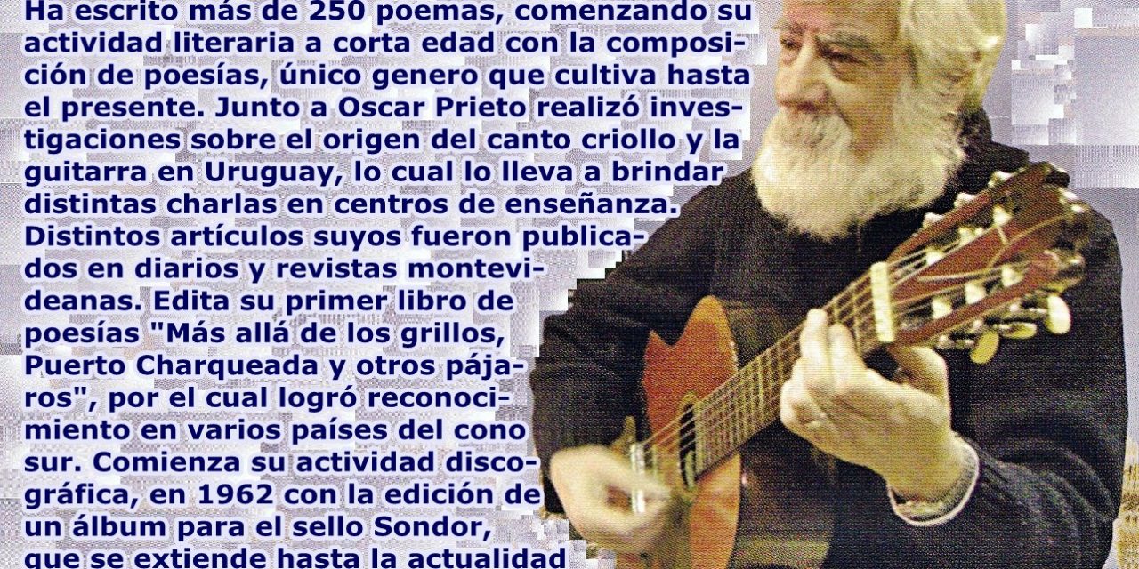 Falleció el músico y poeta Eustaquio Sosa