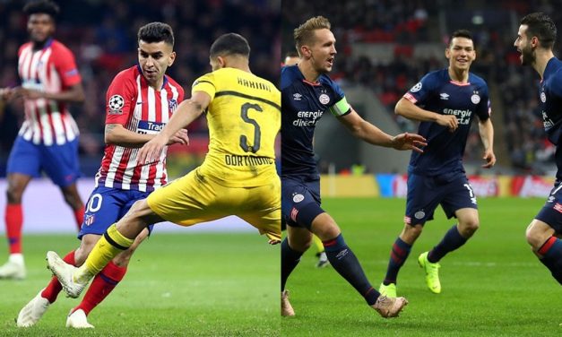 Atlético se recuperó con victoria, PSV perdió en Inglaterra y Barcelona igualó en Italia