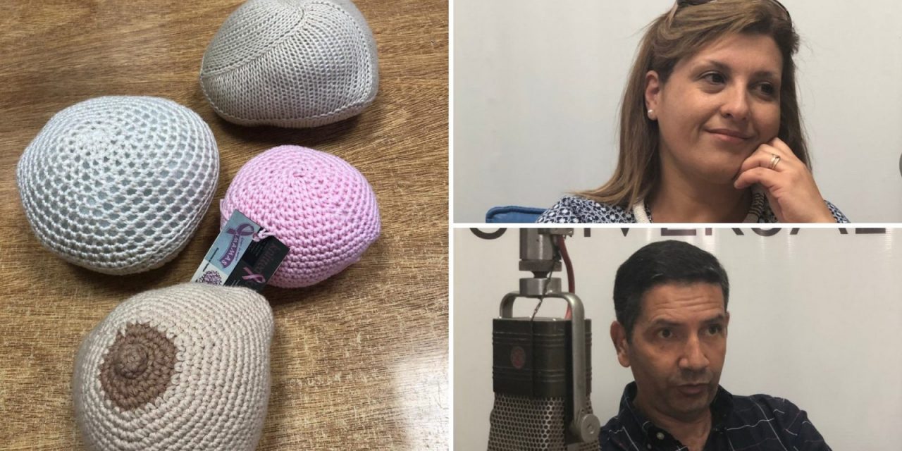 Knitted Knockers Uruguay: prótesis mamarias hechas de crochet