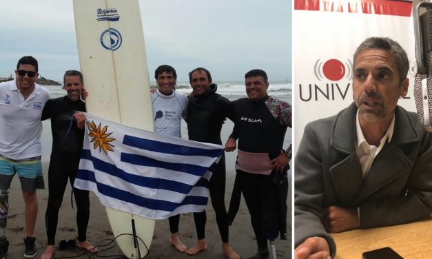 Uruguayos ganan tres medallas de bronce en el primer Sudamericano de surf adaptado