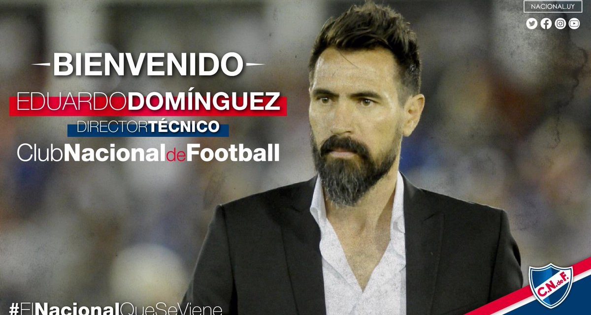 Domínguez fue presentado como técnico de Nacional