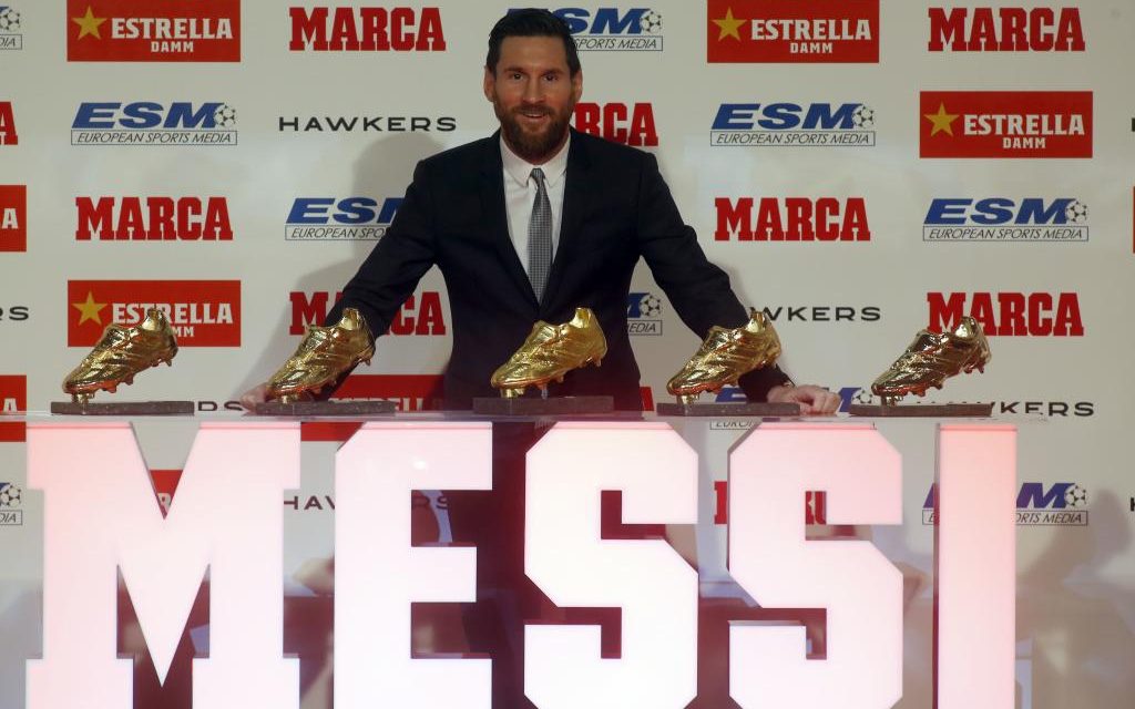 Messi, Bota de Oro por quinta vez