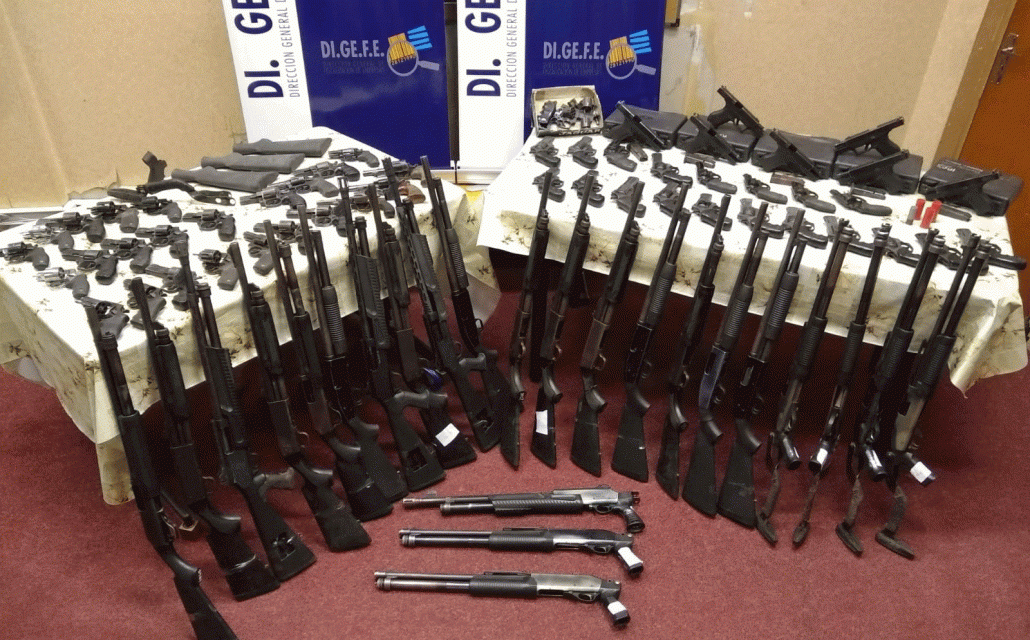 “Operación Sirio” : Incautan 74 armas de fuego en Ciudad de la Costa
