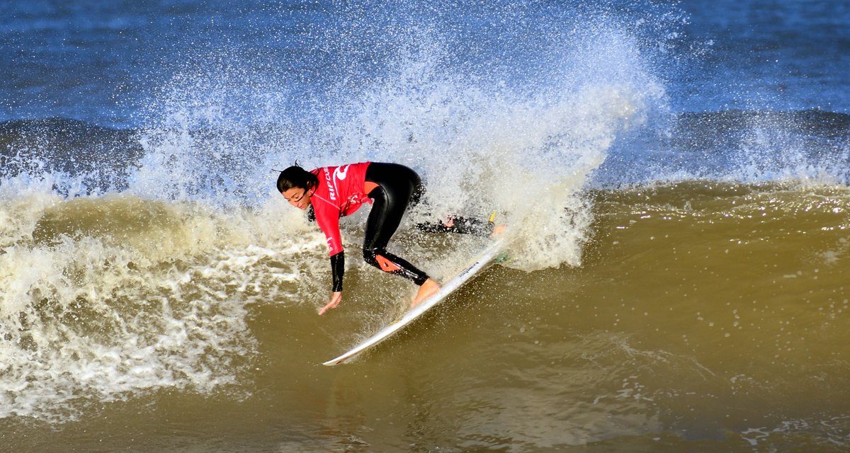 Delfina Morosini fue la campeona en el Open Damas de Surf