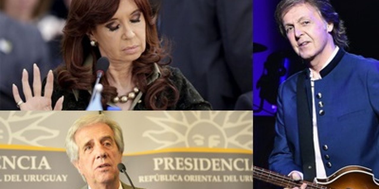 La visita de Vázquez, los iraníes detenidos, un nuevo caso a Cristina Fernández y el concierto de McCartney lo destacado de Argentina