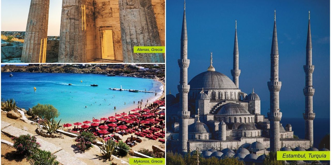 Lugares que no podés dejar de visitar en Turquía y Grecia