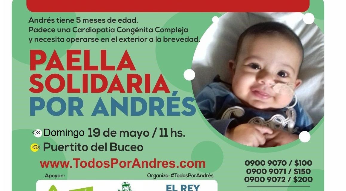 Todos por Andrés, un bebé de cinco meses con una cardiopatía congénita
