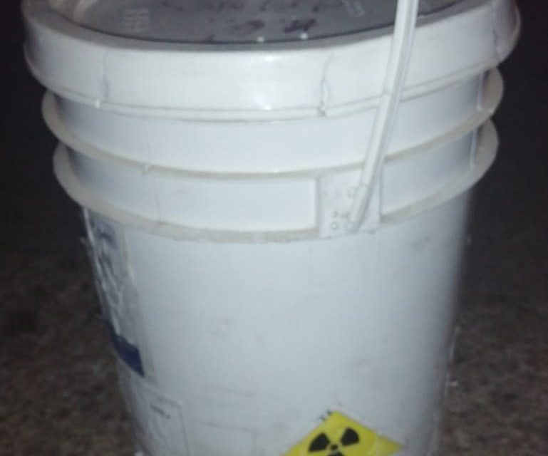 Policía halla en contenedores de IM el material radioactivo que había sido robado