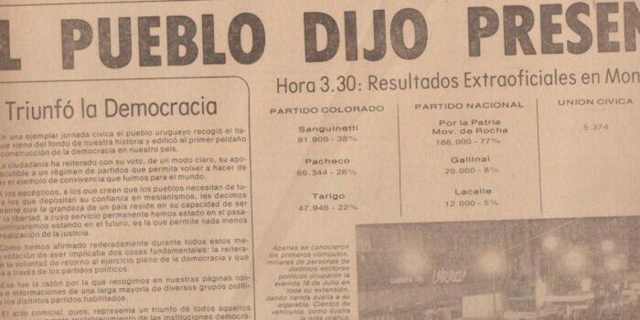 «Las primeras elecciones después del golpe de Estado: las ‘internas’ de 1982»