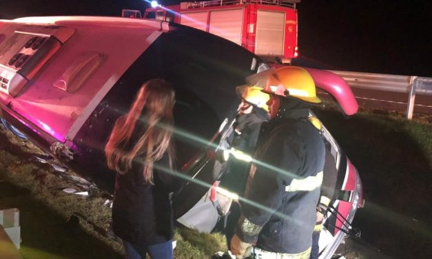 Accidente de ómnibus argentino dejó seis personas heridas