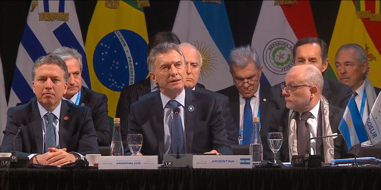 Macri en representación al Mercosur: «reconocemos al presidente Guaidó como única autoridad legítima en Venezuela»