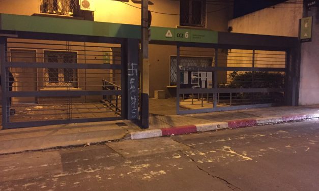 Vandalizaron el Centro Comunal Zonal 6: “Discurso de izquierda y acción fascista”