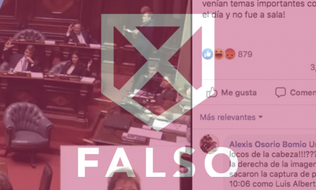 Es falso que Lacalle Pou faltó al debate sobre Venezuela en el Parlamento