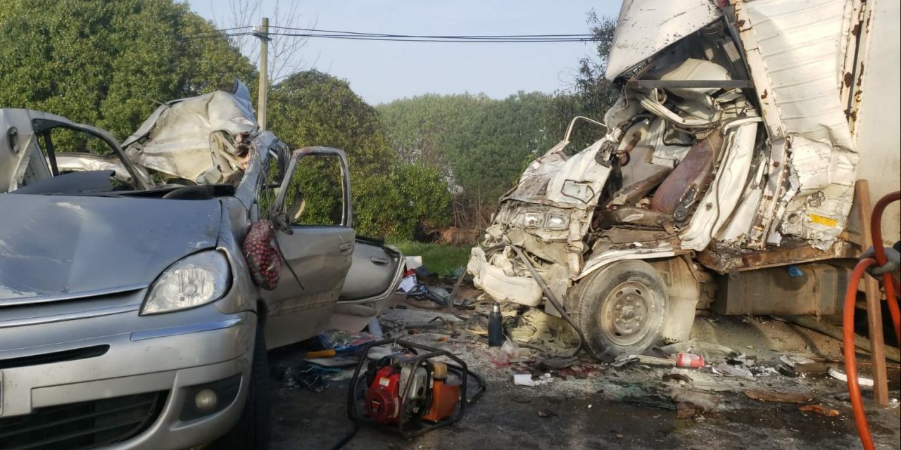 Accidente de tránsito en Las Piedras dejó saldo de tres víctimas