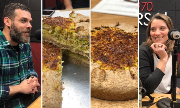 Empezá a cuidarte para el verano con esta receta light: tarta de pollo y puerro con harina integral