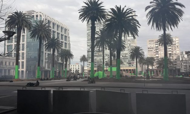 ¿Cómo mejorarán los espacios verdes de la Plaza Independencia luego del rodaje?