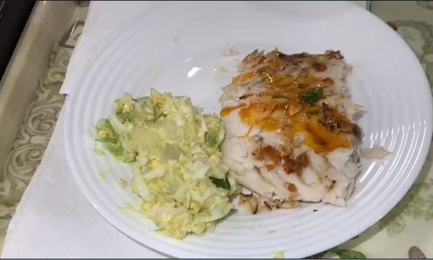 Lenguado con ensalada de papas, huevo y palta para recibir el Clausura