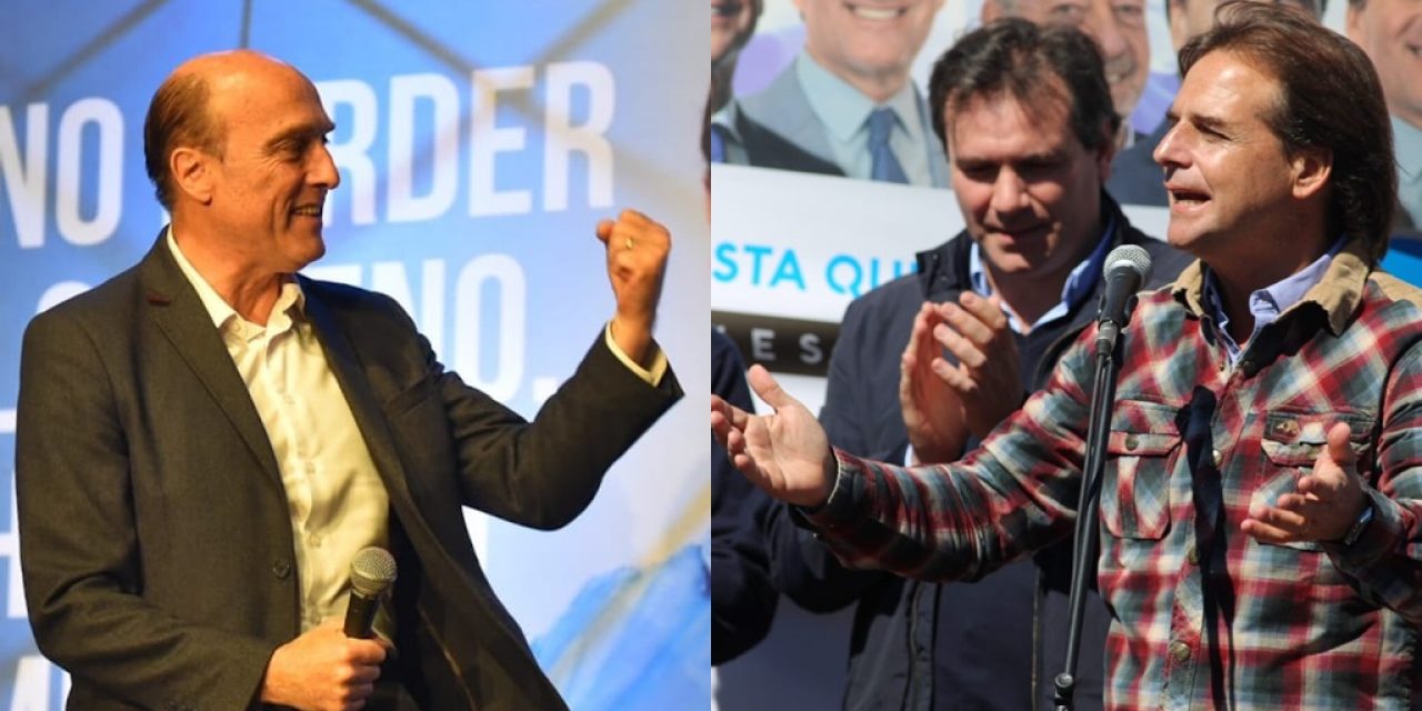 Hechos y no palabras: Martínez y Lacalle polarizan el último tramo de la campaña electoral