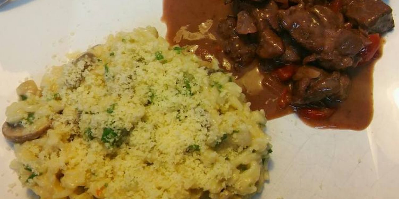 Entre goles y recetas: Carne al Tannat con risotto de hongos