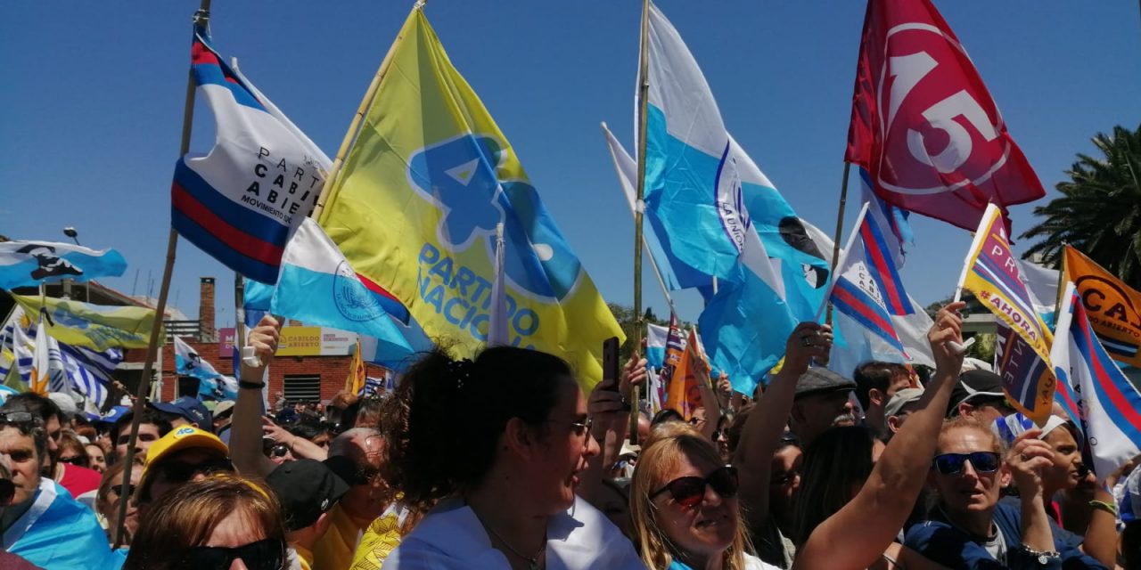 Varios referentes de la oposición acompañaron el acto de Lacalle Pou Argimón en Montevideo