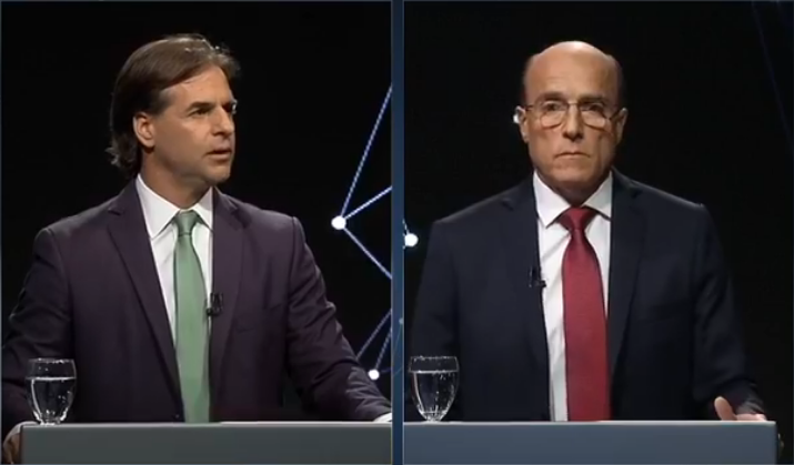 Lacalle Pou habría ganado el debate, según un 54% de personas encuestadas por Mertocall