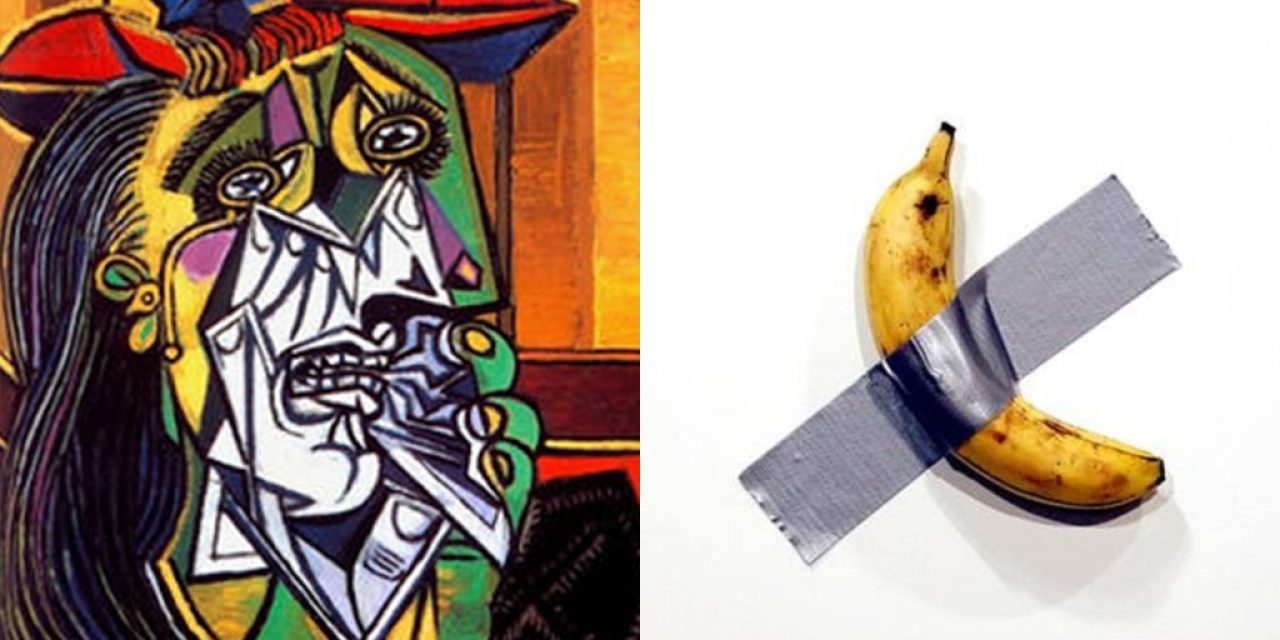 Concepto de arte moderno y contemporáneo, la lectura semiótica de la obra de la banana