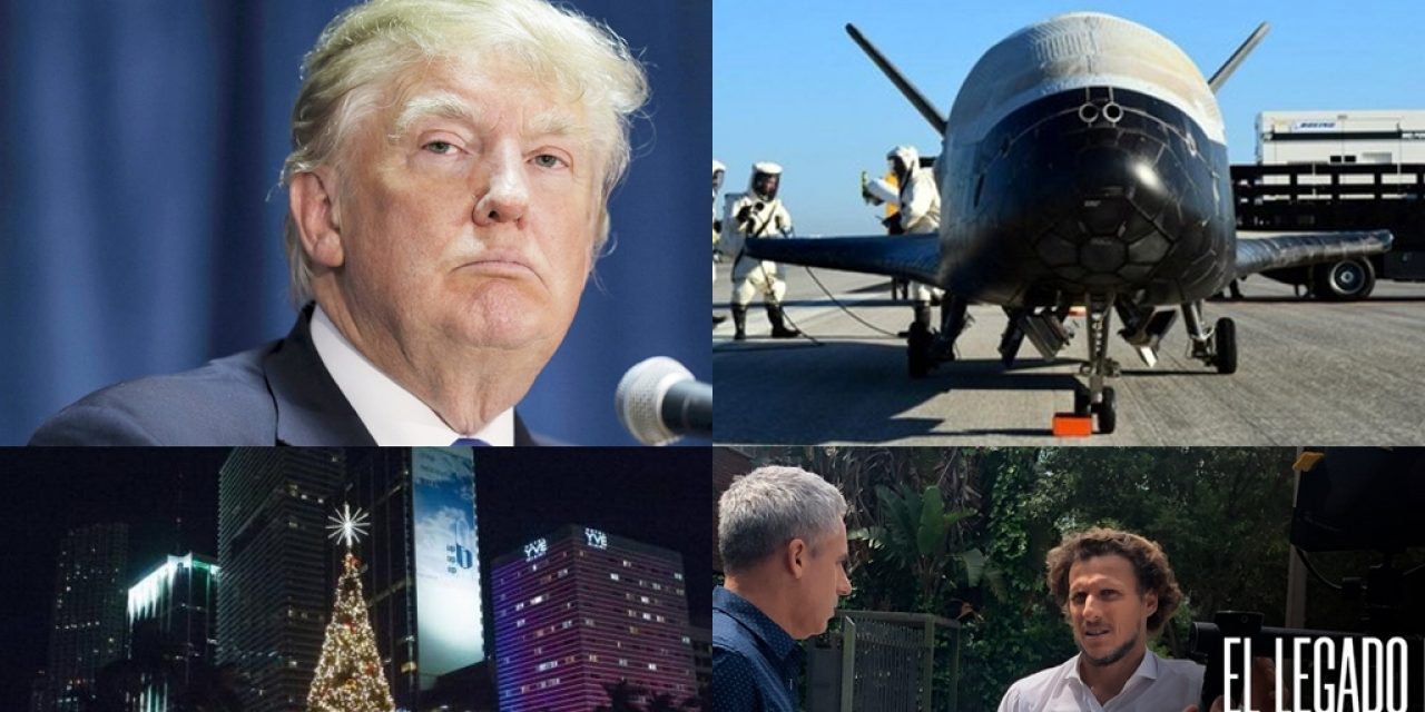El ejército espacial de EE.UU., el impeachment a Trump, la Navidad que llega a Miami y «El legado de Forlán»