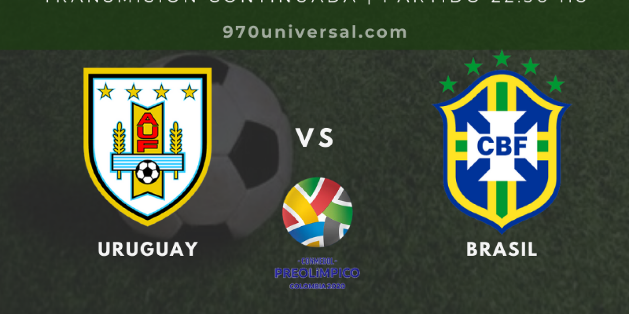 Uruguay contra Brasil en el Preolímpico de Colombia