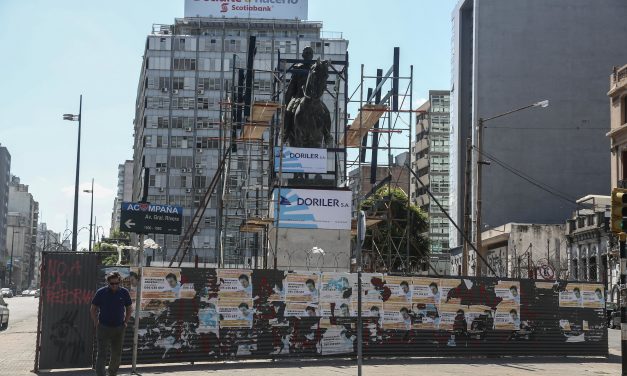 El monumento a Manuel Oribe fue trasladado al lugar donde originalmente se iba a instalar