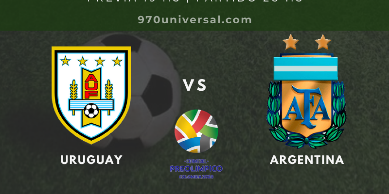 Uruguay se enfrenta a Argentina en el Preolímpico de Colombia