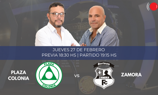 Plaza Colonia se enfrenta a Zamora por la Copa Sudamericana